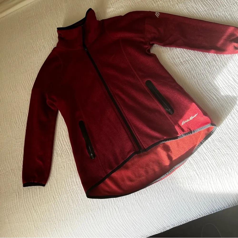 Eddie Bauer Knit Fleece Lined Jacket Size XS - Image 4