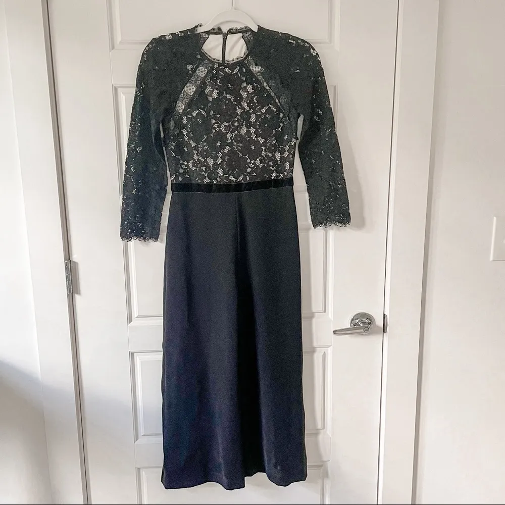 ALEXIS Ophelia Lace 3/4-Sleeve Jumpsuit - Image 100