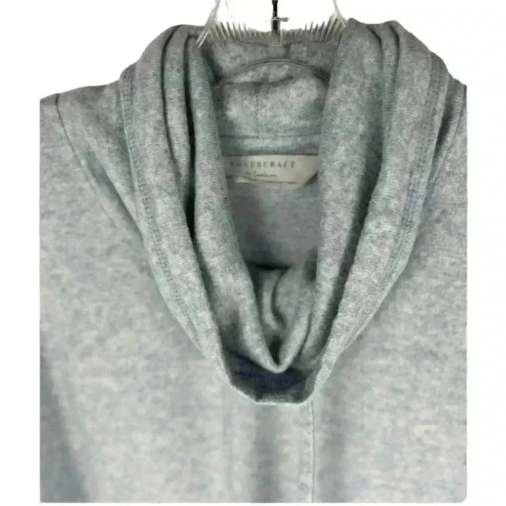 Boxercraft Women's Cowl Neck Pullover Sweatshirt blue Gray Size M Long Sleeve - Image 3