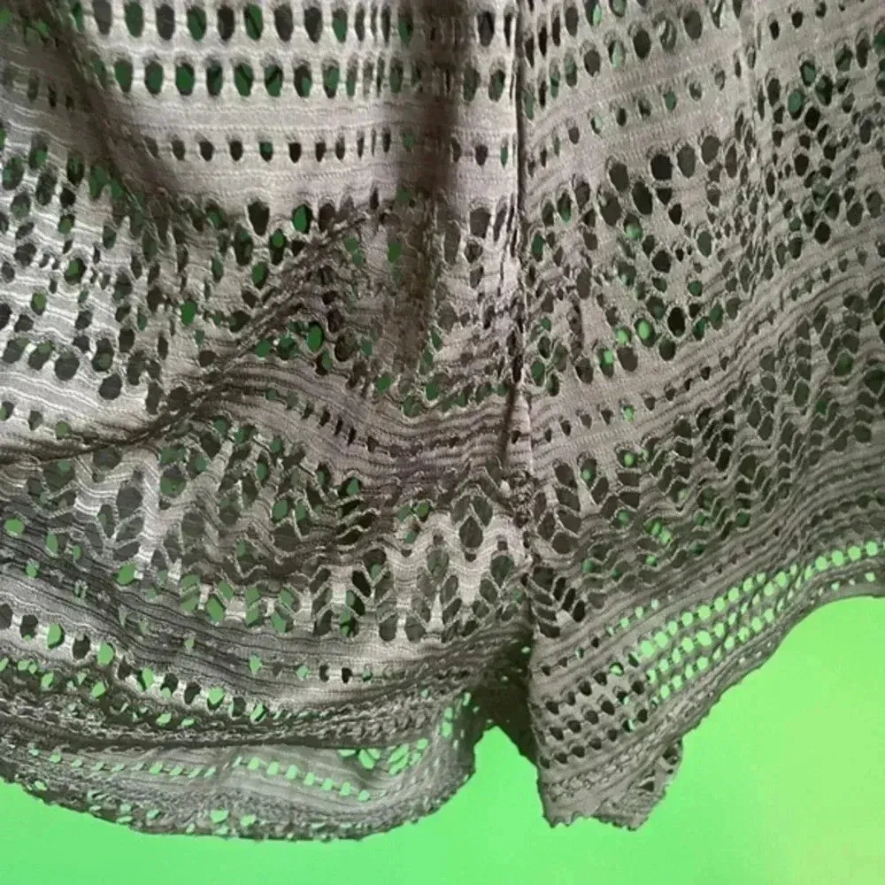 Black Cover Up Romper Shorts Super Cute‎ for Summer Swim Size XL - Image 2