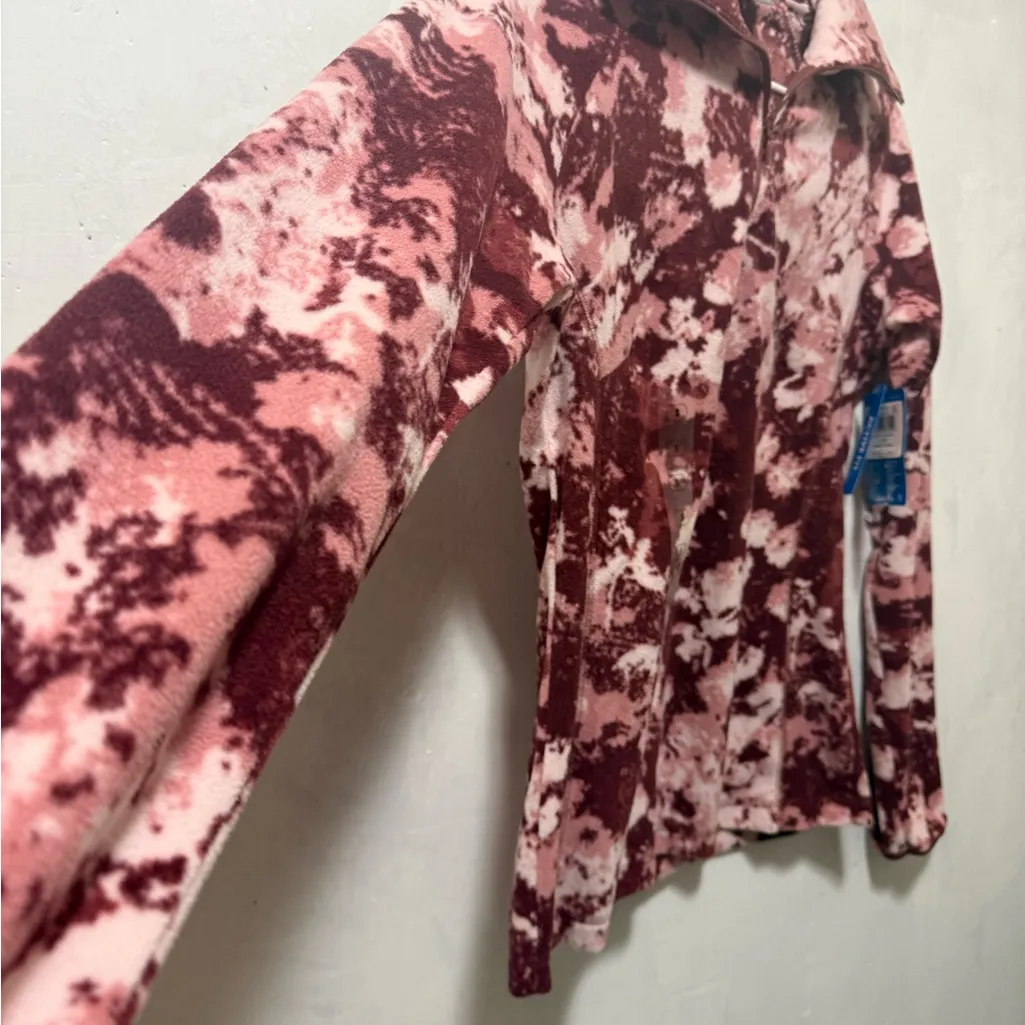 Columbia Arctic Air Pink and purple 1/4 Zip Fleece Pullover Women’s Sz S NWT - Image 3