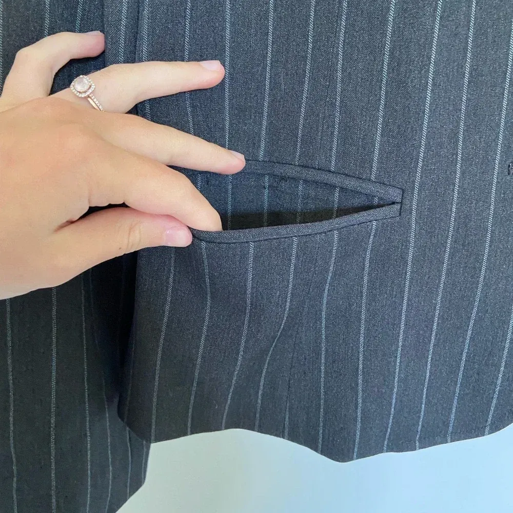 NWOT | Worthington women’s striped stretch blazer — size‎ 8 - Image 4