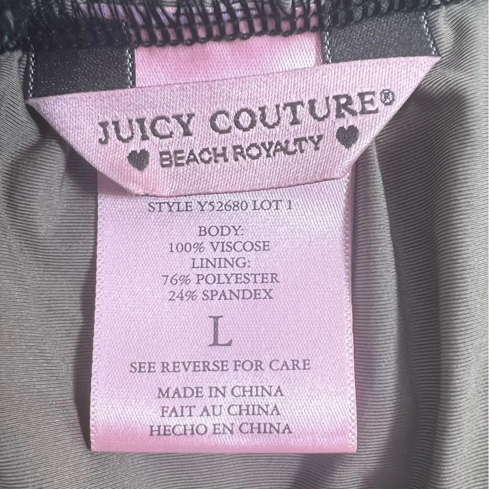 Juicy Couture Beach Royalty Smocked Strapless Boho Maxi Dress - Image 8
