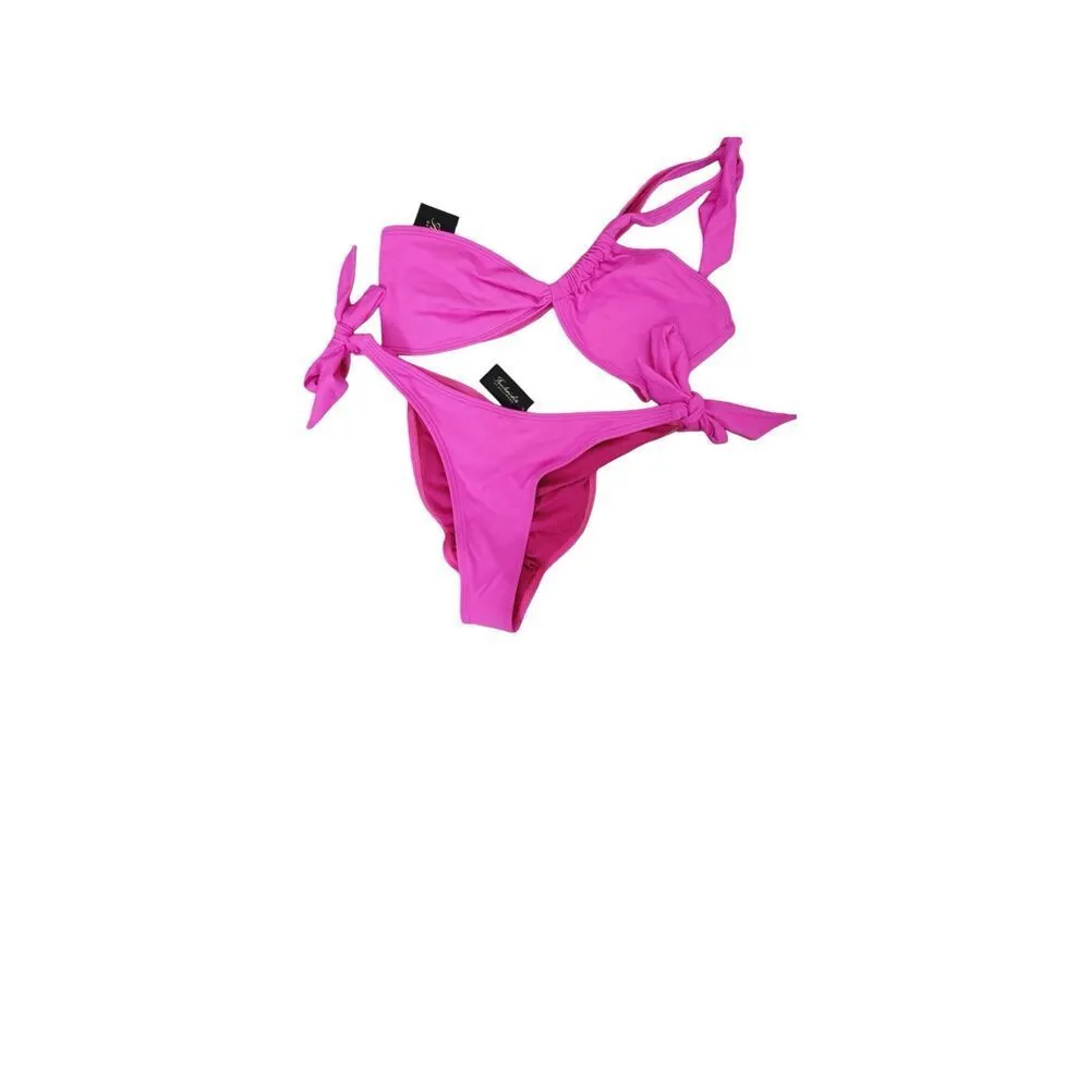 Brand New Frederick’s of Hollywood Women’s Small Laguna Pink Bikini Set Swimwear - Image 7