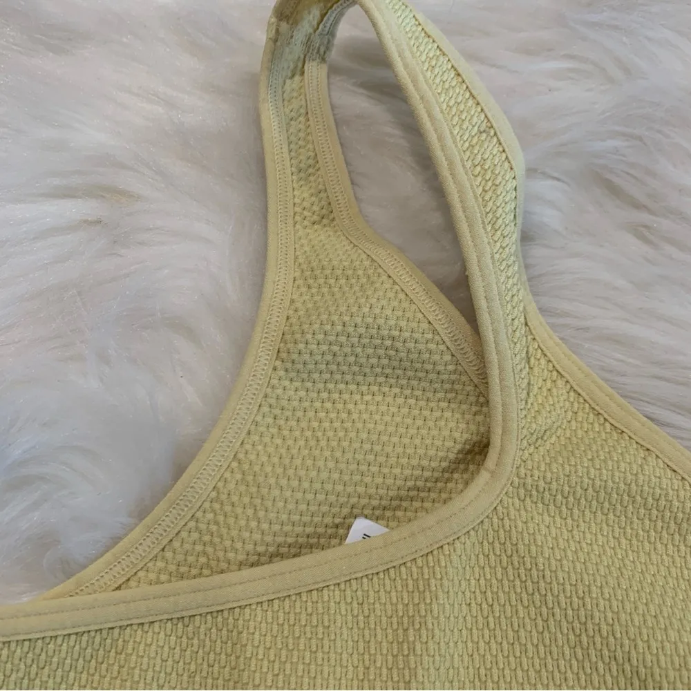 Urban Outfitters Out from Under Yellow One shoulder Spandex Crop Top Size M/L - Image 8