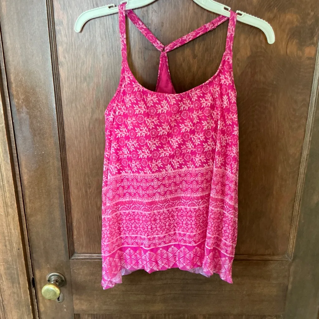 COCO Reef Current Mesh Layer Bra Sized Underwire Tankini Top in Bohemia Sz 34D - Image 7