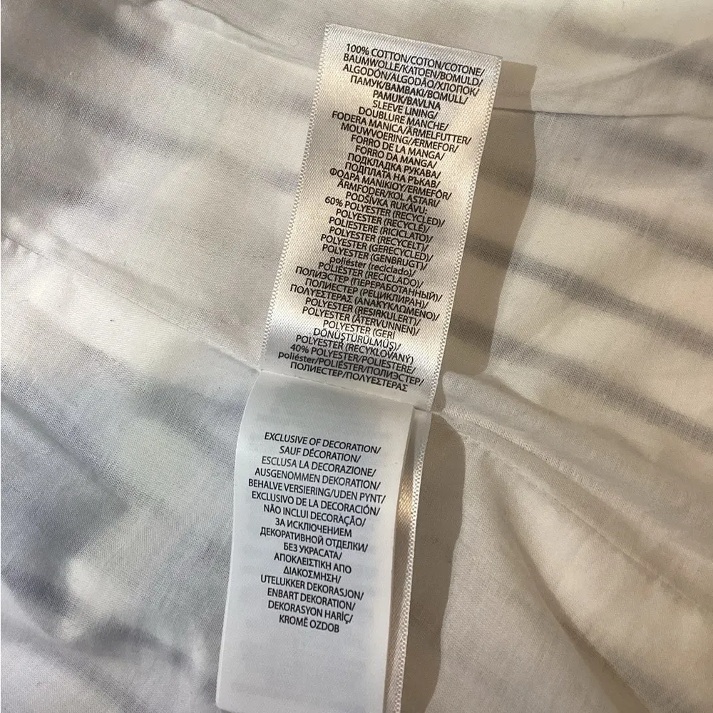 Ralph‎ Lauren White Striped Cotton Blazer – Women’s Size 8 – Pre-Owned - Image 3