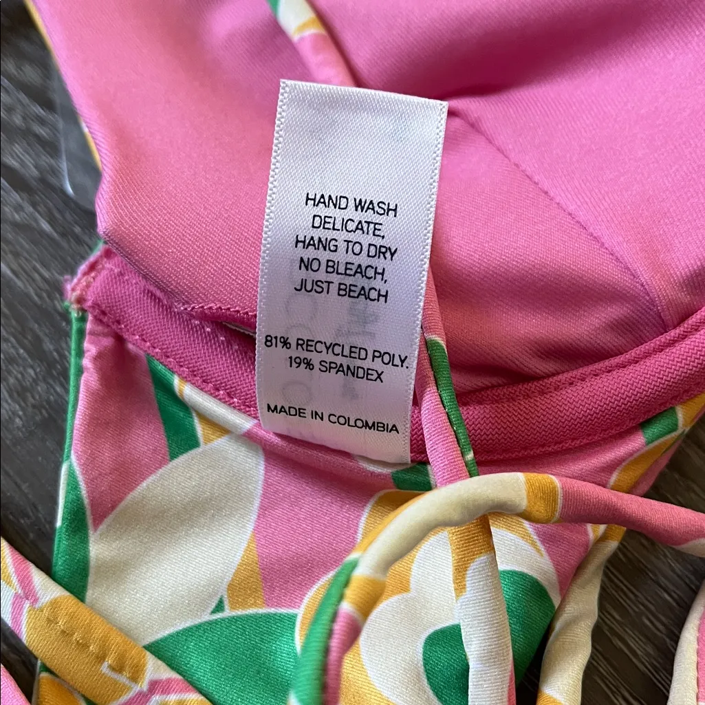 Kenny Flowers The Acapulco High Waisted Bikini Set Pink - Image 6