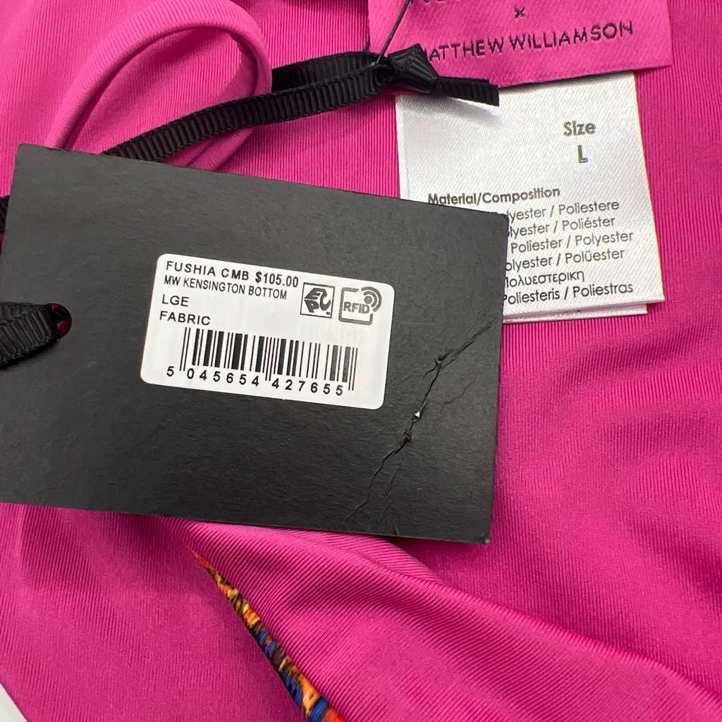 Kurt Geiger London Kensington triangle Womens bikini top & Bottom Size Large - Image 3