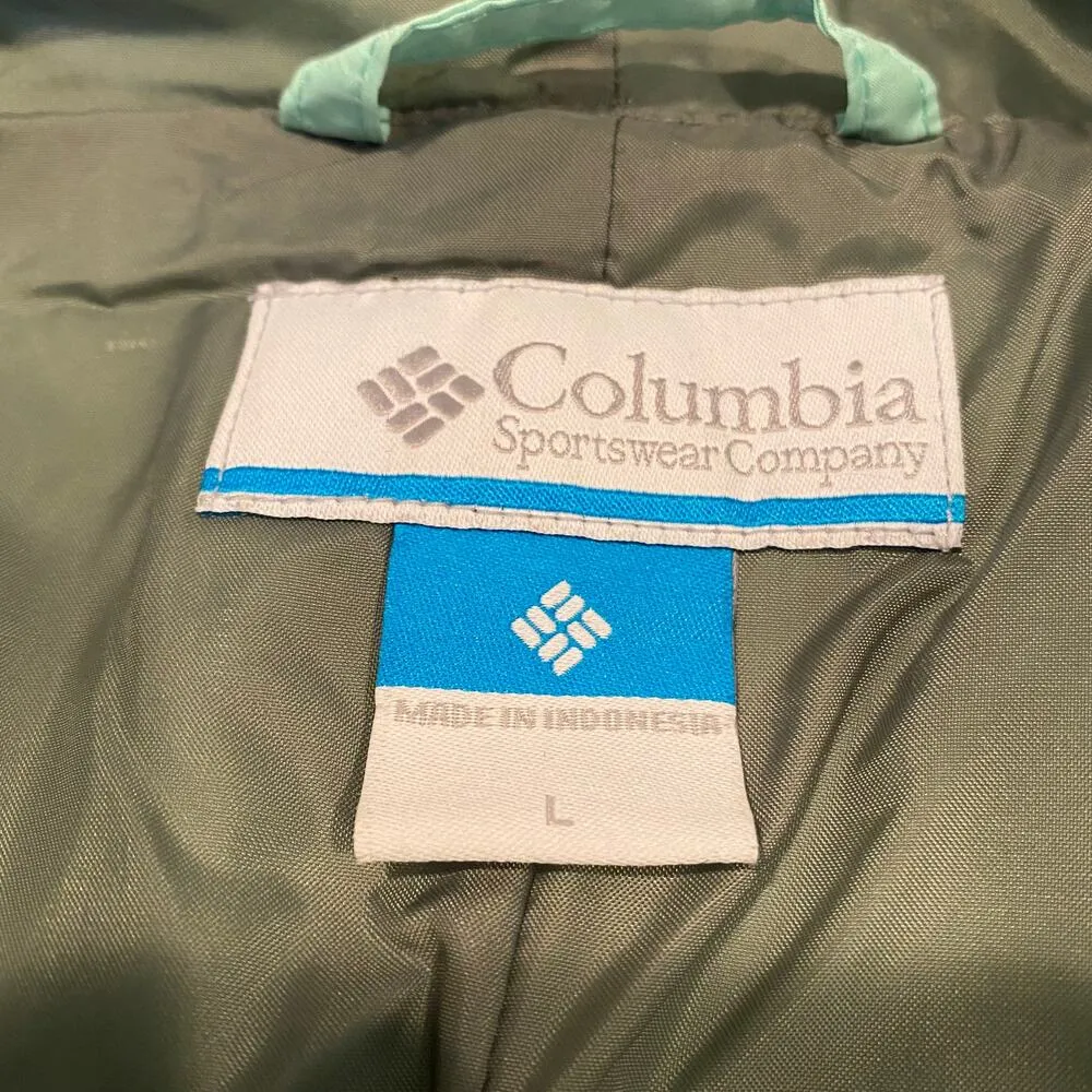 Columbia Mint Zip Up Winkbreaker Light Jacket Size Large - Image 9