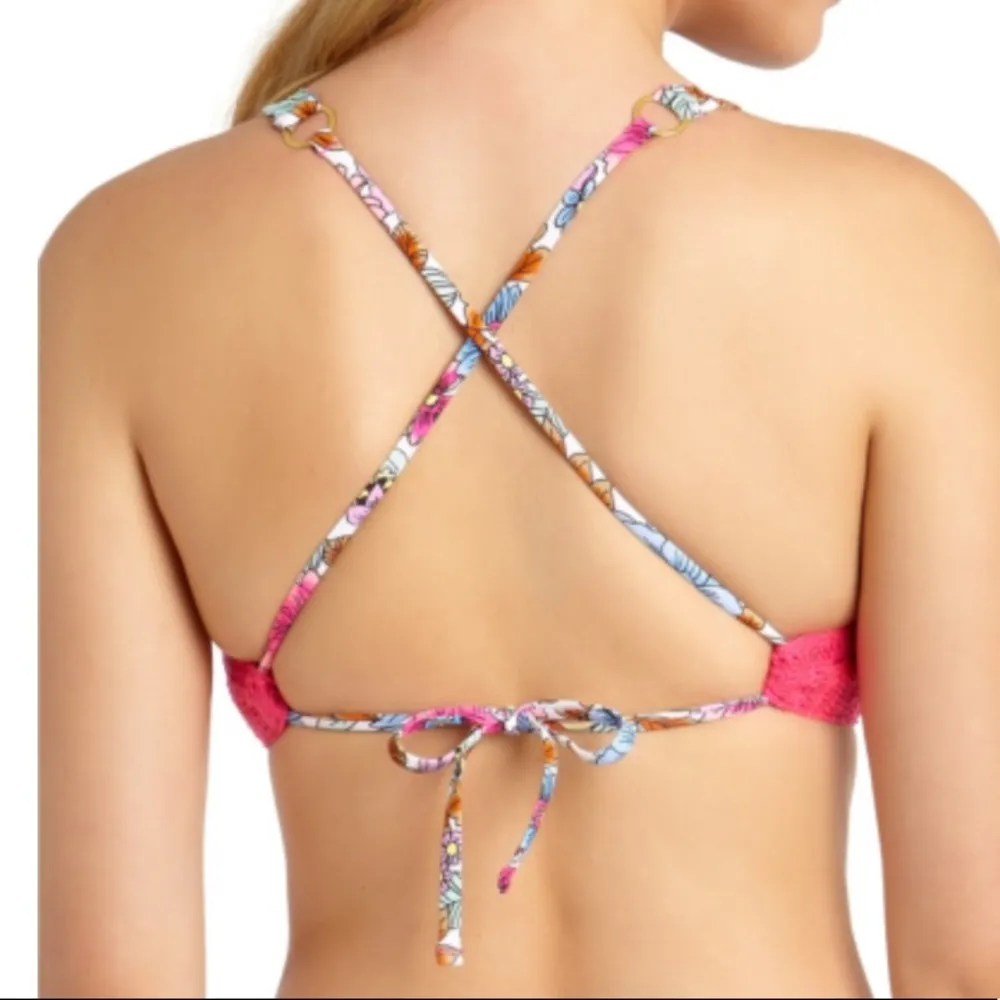 California Waves Crochet Bralette Swim Top - Image 2