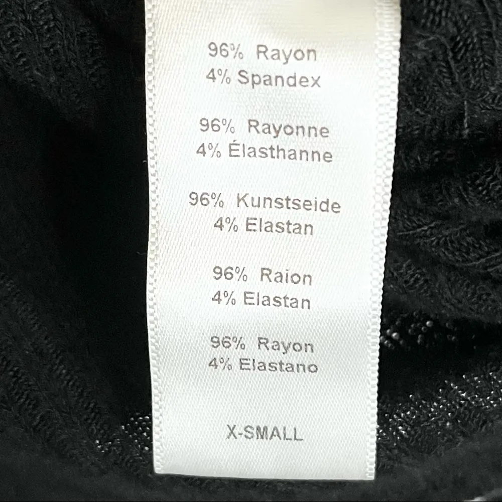 URBAN OUTFITTERS // PROJECT SOCIAL T Bailey Black Ribbed Wrap V Neck Top XS - Image 13