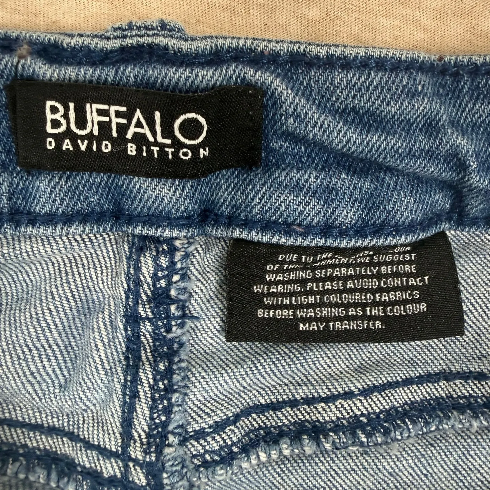 Buffalo David Bitton Women Distressed Blue Wash Denim Jeans Size 8 29 - Image 3