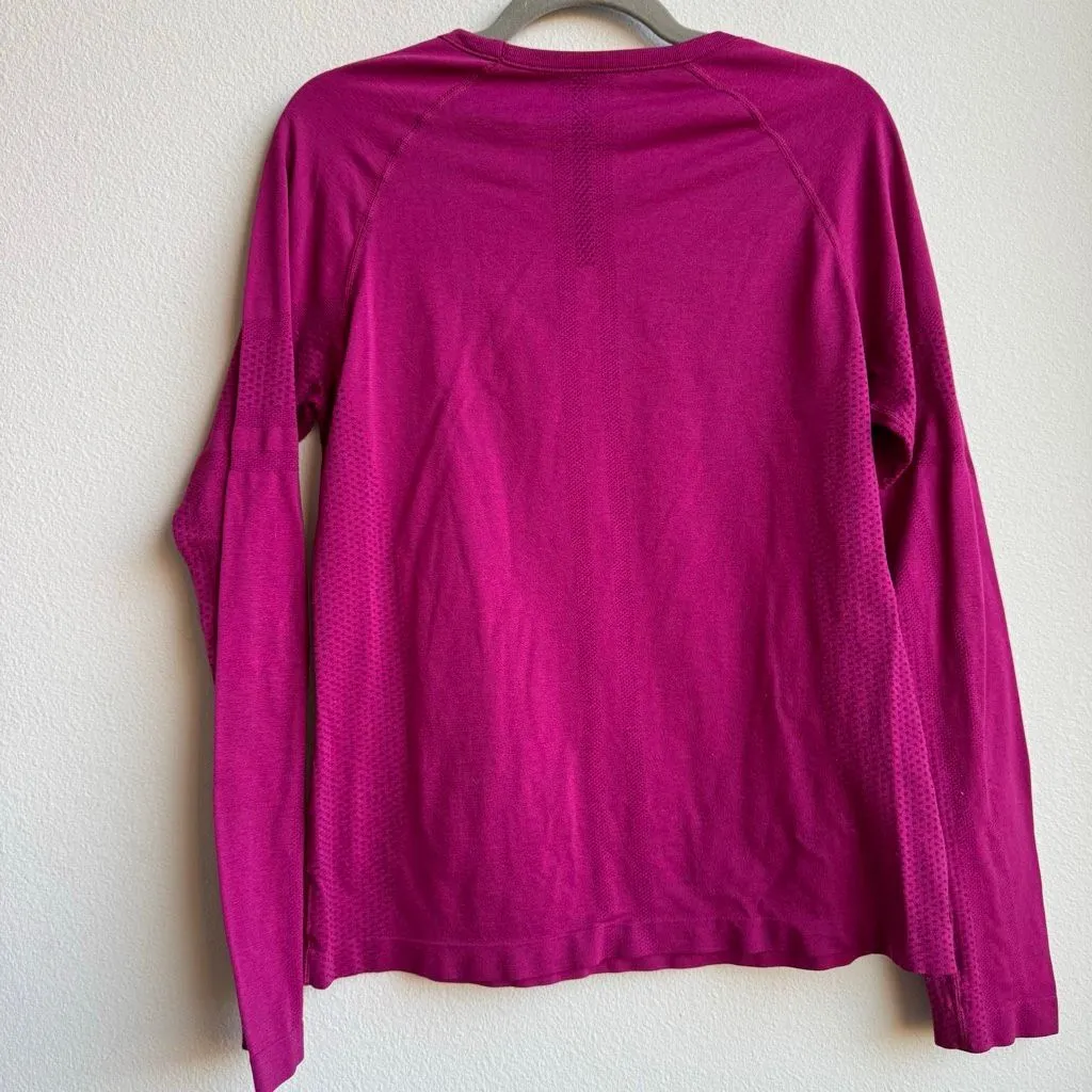 Figs Salta Pink Seamless Underscrub Top Womens Large Long Sleeved Base Layer - Image 5
