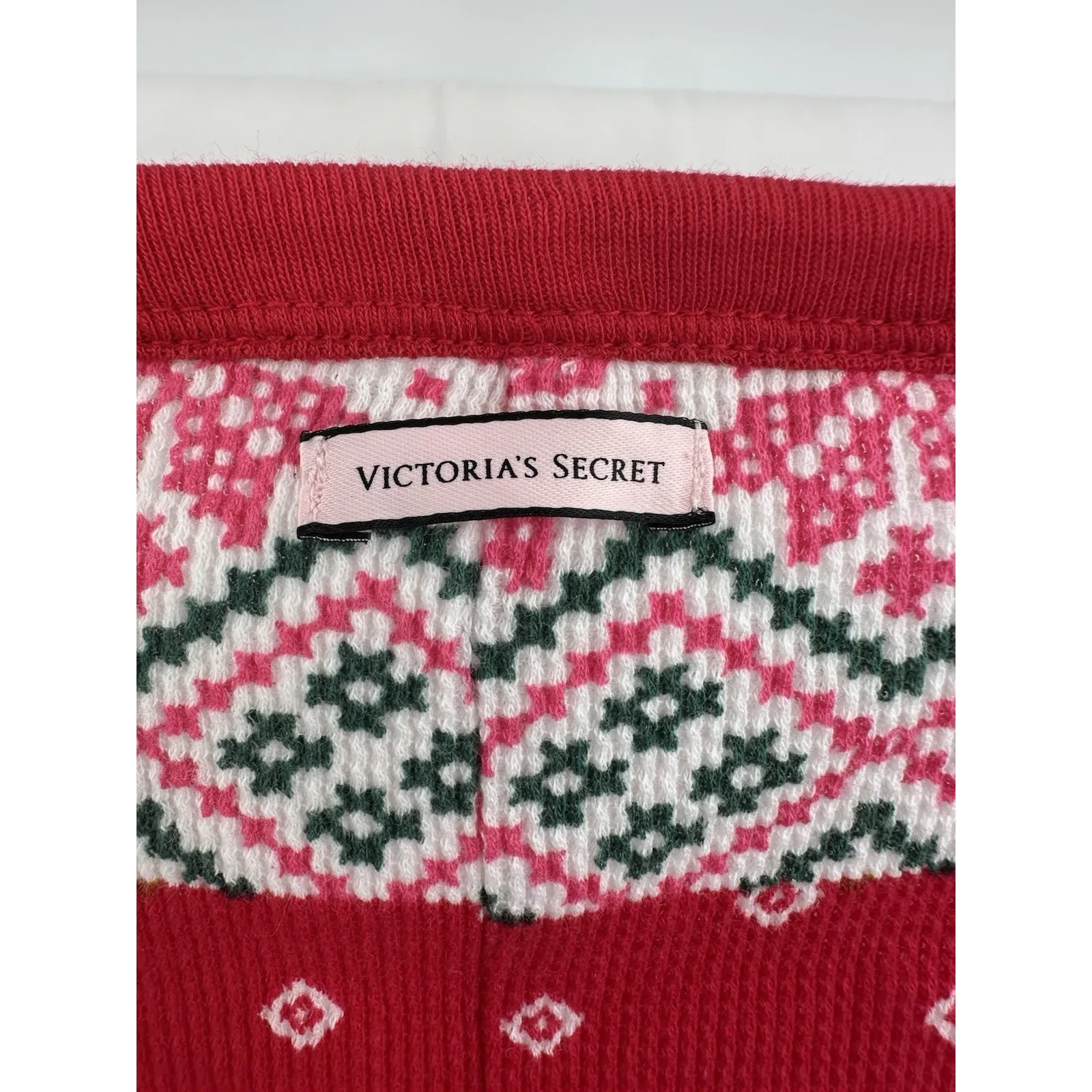 Victoria's Secret Thermal Sleep One Piece Romper Size Small P New With Tags - Image 6