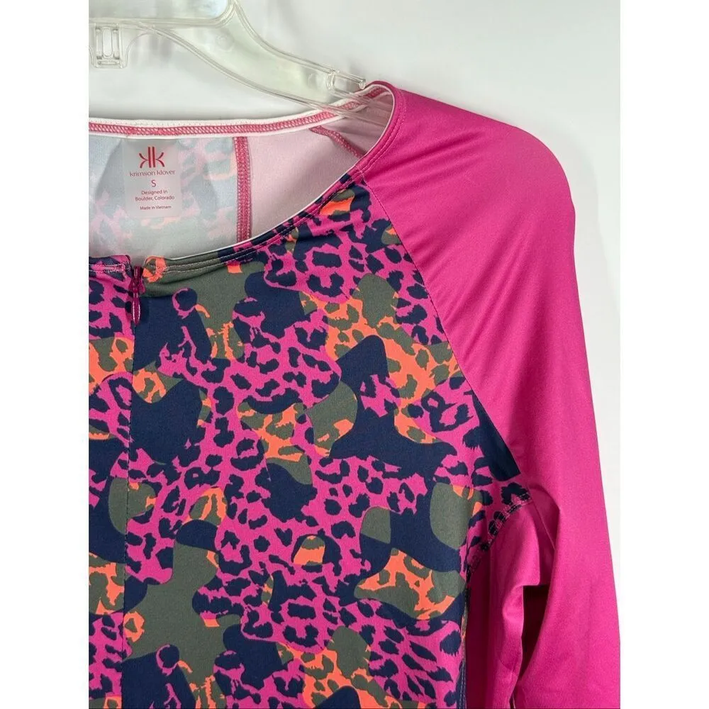 Krimson Klover Swim shirt women size small Pink - Image 6