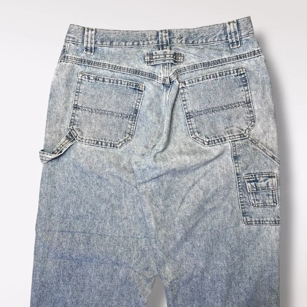 Lee Carpenter Jeans Light Wash Denim Petite 6 Y2K - Image 5