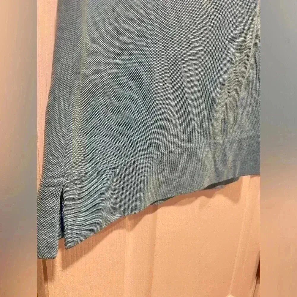 Tehama Robin Egg Blue Sleeveless Golf Tennis Polo Collared Button Front Size S - Image 5