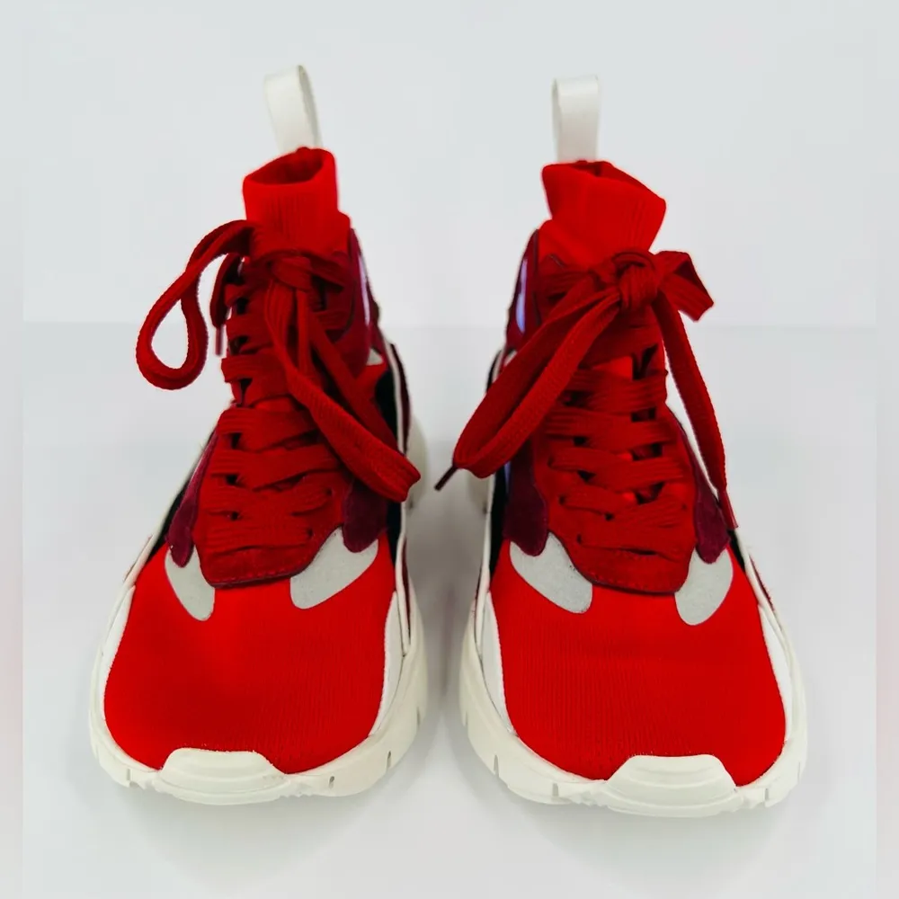 Valentino Garavani Rockstud Heroes Reflex Knitted Women Sneakers Size EU 35 - Image 3