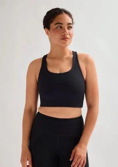 Girlfriend Collective Paloma Racerback Bra black Size S NWT - Image 1