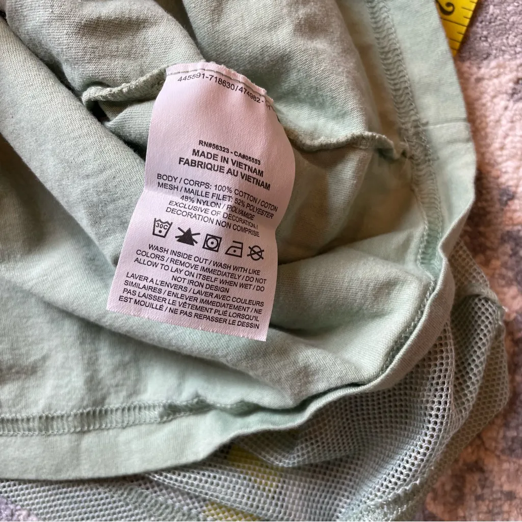 Nike Sage Green Mesh T-Shirt - Image 3