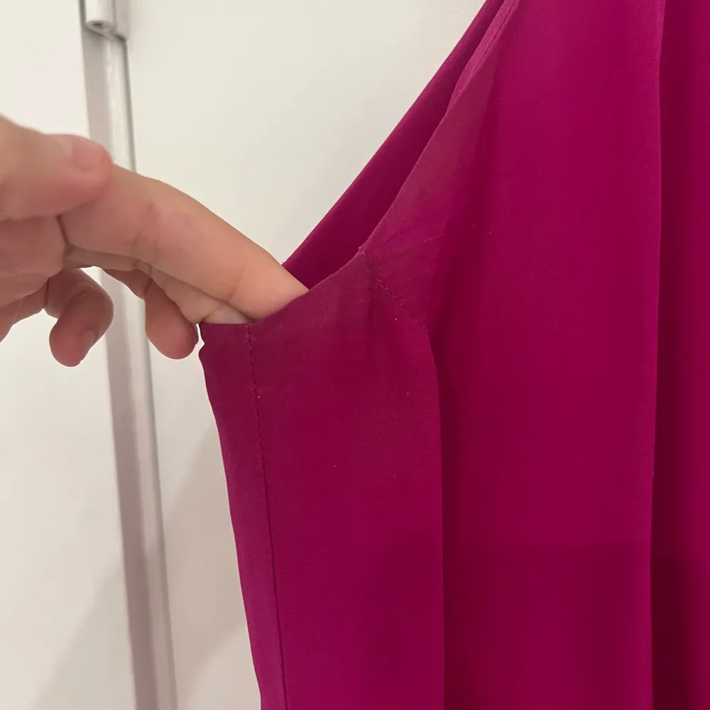 Katrina Grimaldi Mini Sleeveless Dress Fuchsia - Image 3