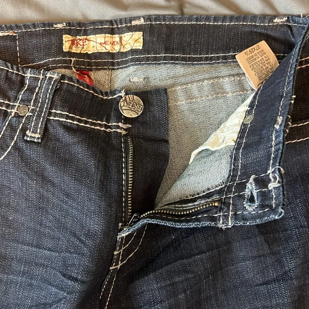 BKE Wendi Dark Wash Stretch Jean Size 27 - Image 2