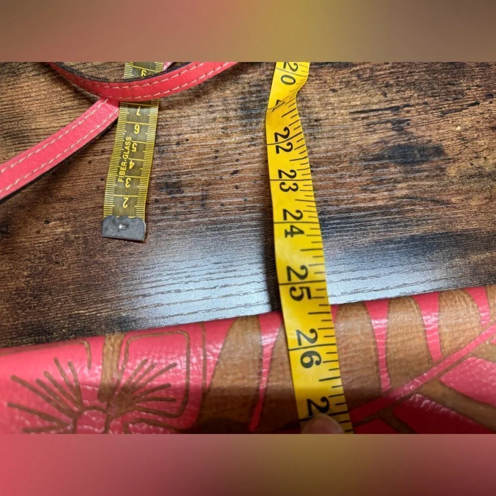 Patricia‎ Nash Pink and tan tropical print purse - Image 14