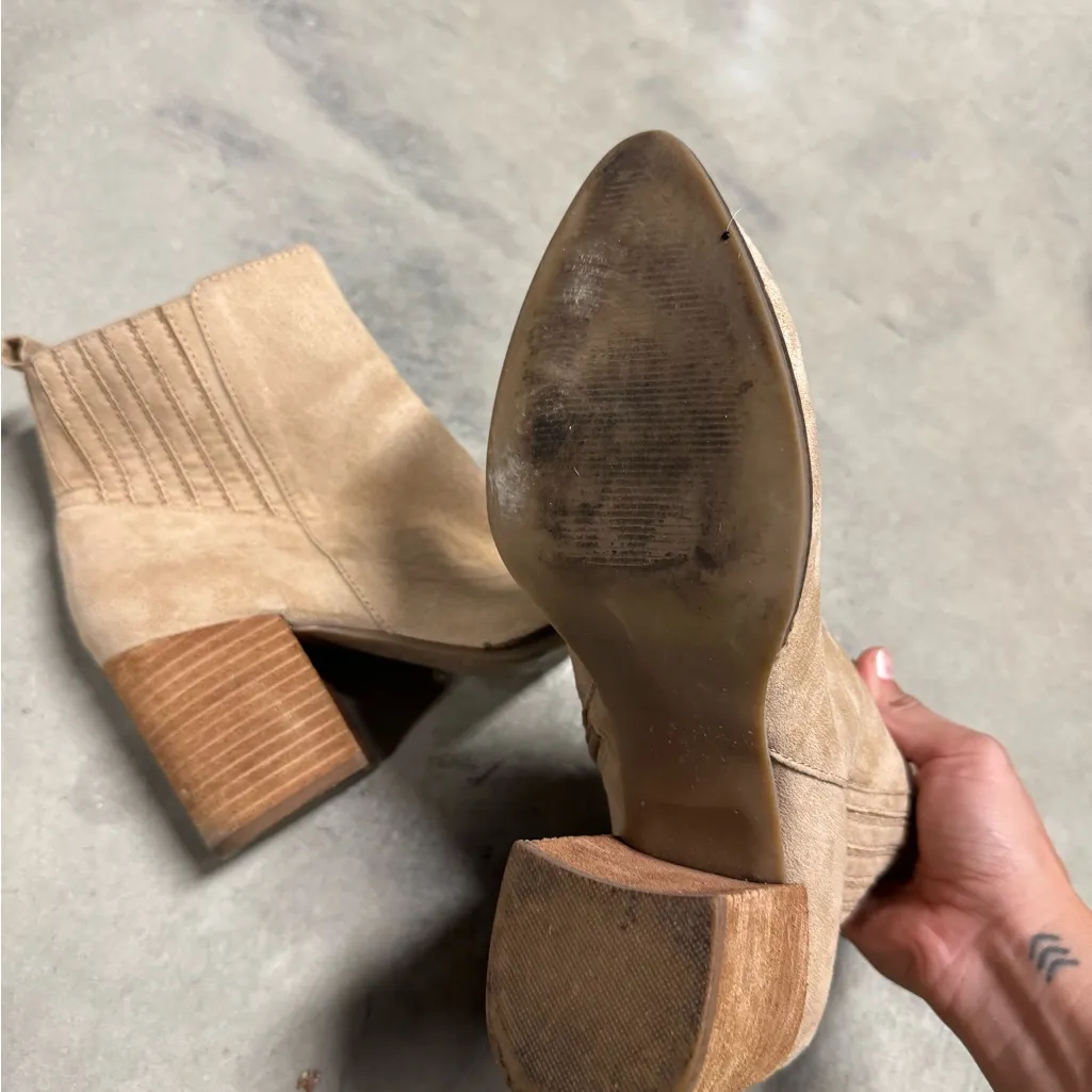 Steve Madden Tan Ankle Booties - Image 3