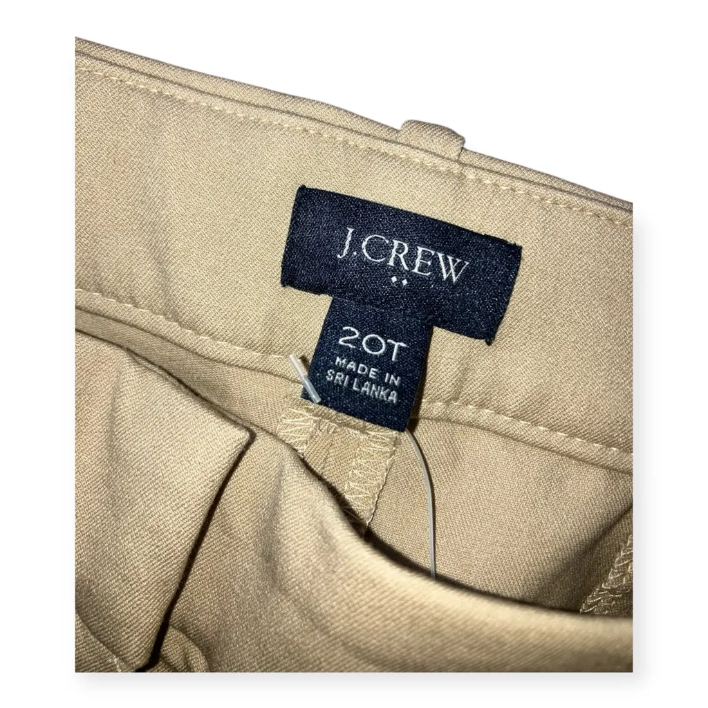 J. Crew Womens Tan Tall Remy wide-leg cropped pant - Image 5