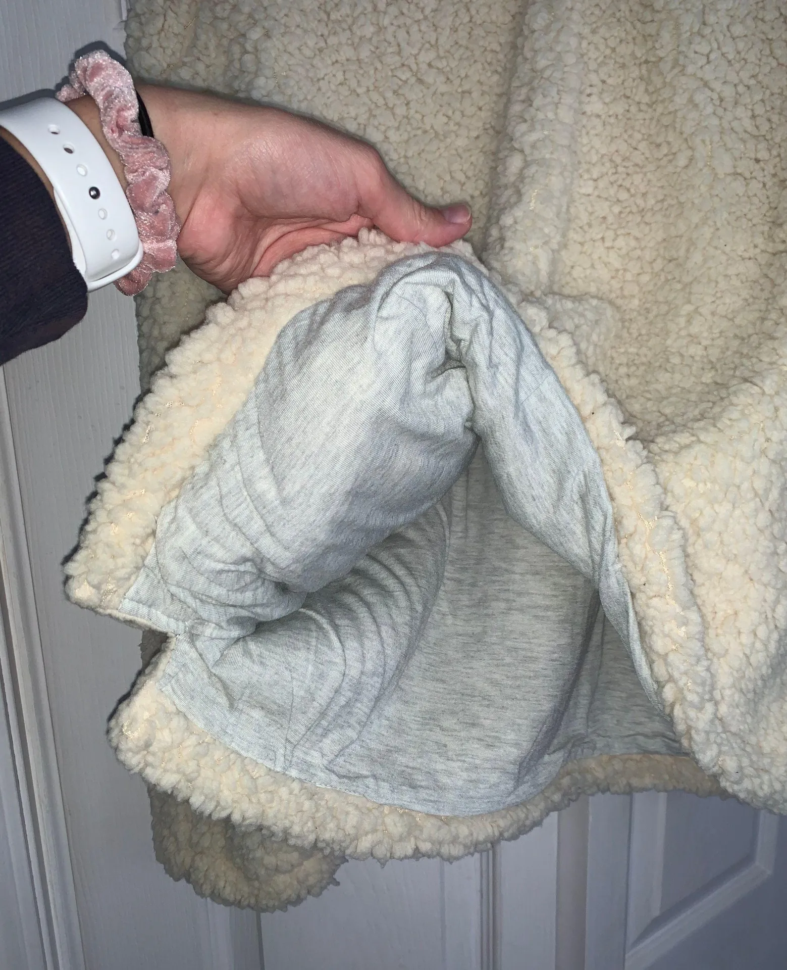 White Sherpa Pullover  - Image 5