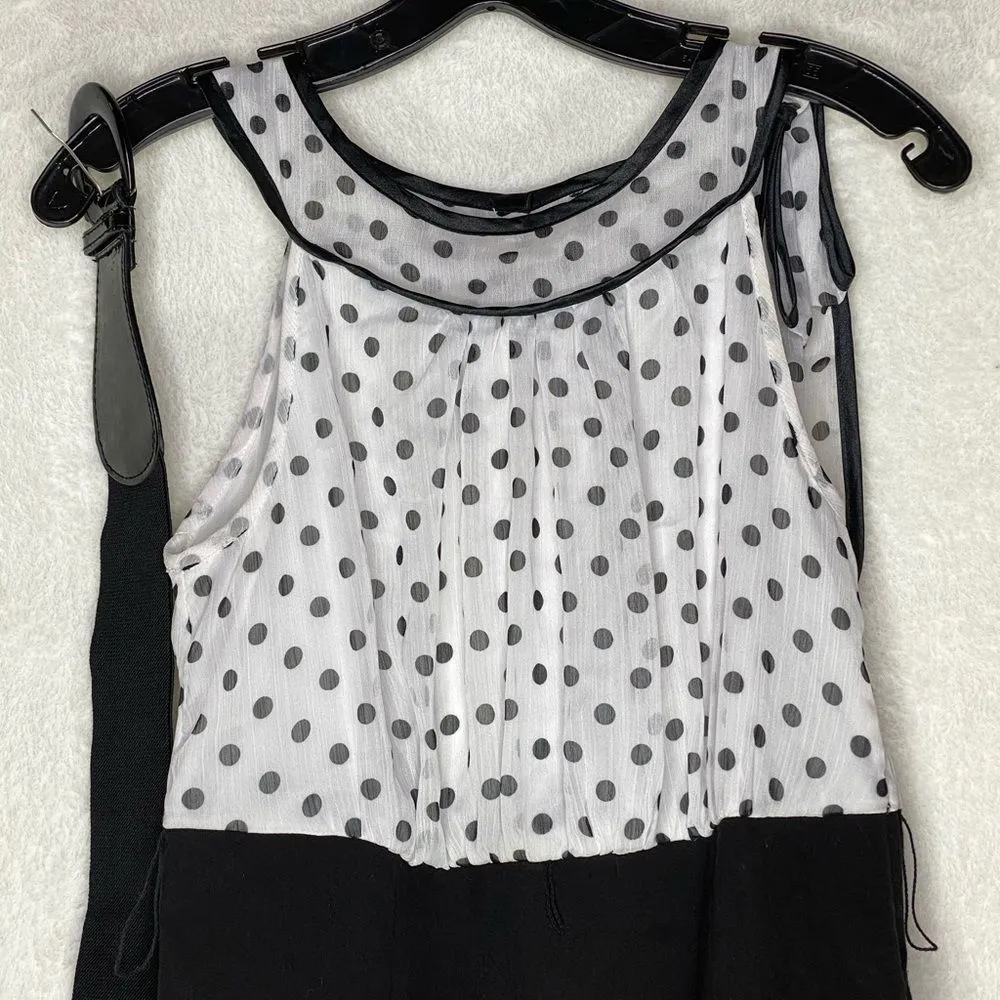 BCX Polka Dot Dress‎ With Belt - Image 4