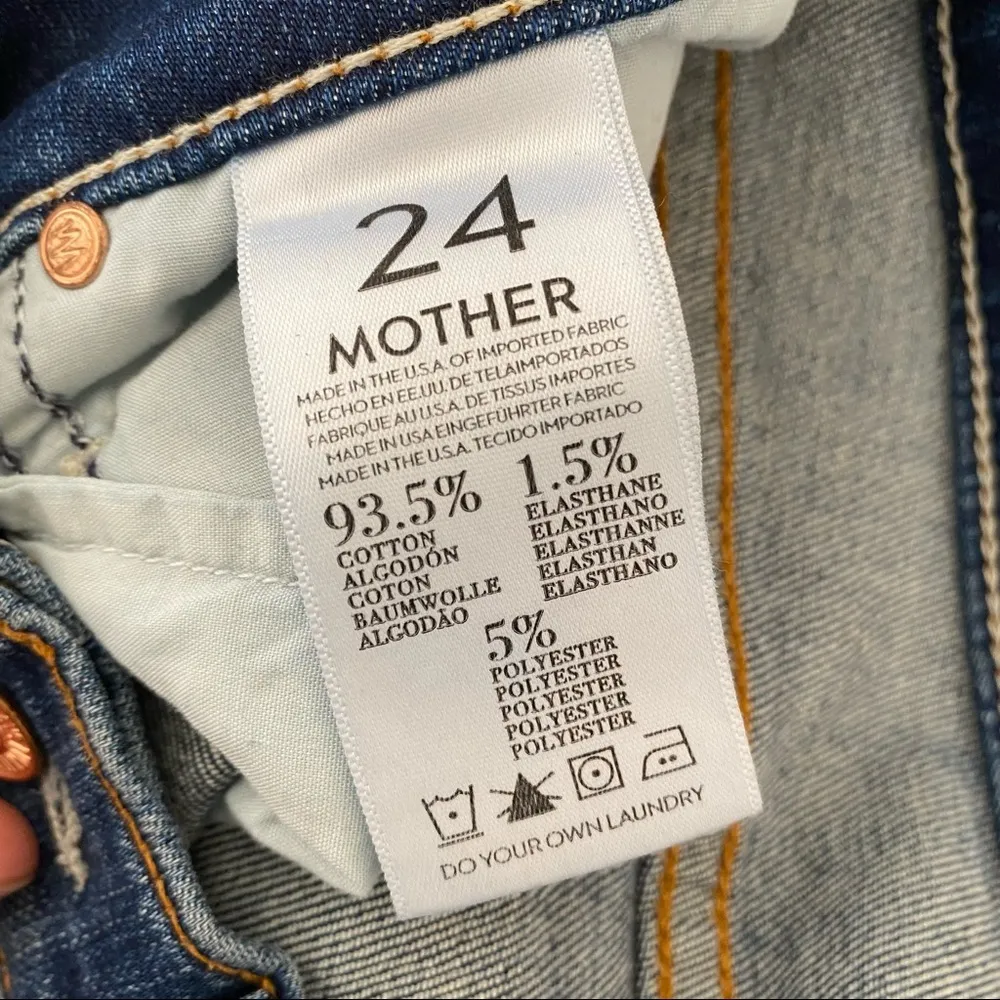 Anthropologie Mother the charmer jeans sz 24‎ - Image 10