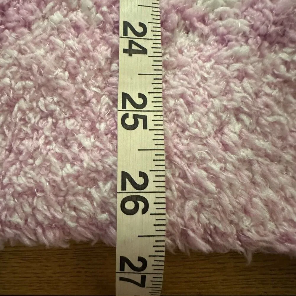 NWT Skims knit pullover sweatshirt petal houndstooth L/XL - Image 7