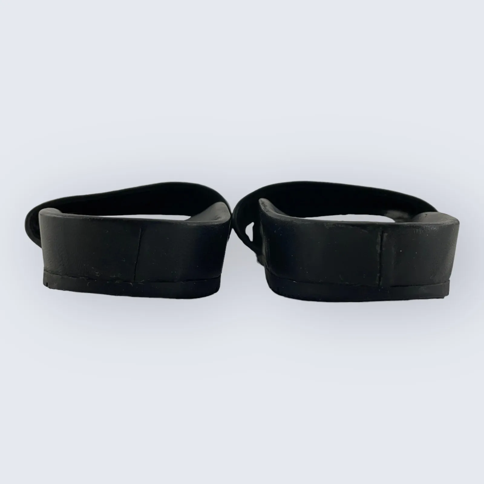 J/Slides Naomie Black Woven Leather Contoured Arch Support Slide Sandal 8 - Image 4