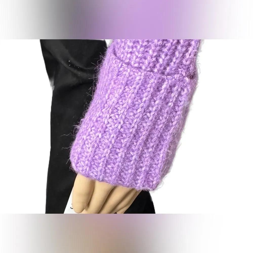 ULTRA FLIRT Ribbed Turtleneck Sweater - Image 3