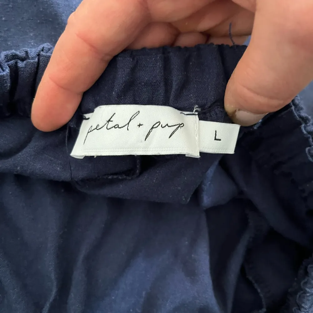 Petal & pup linen strapless dress - Image 3