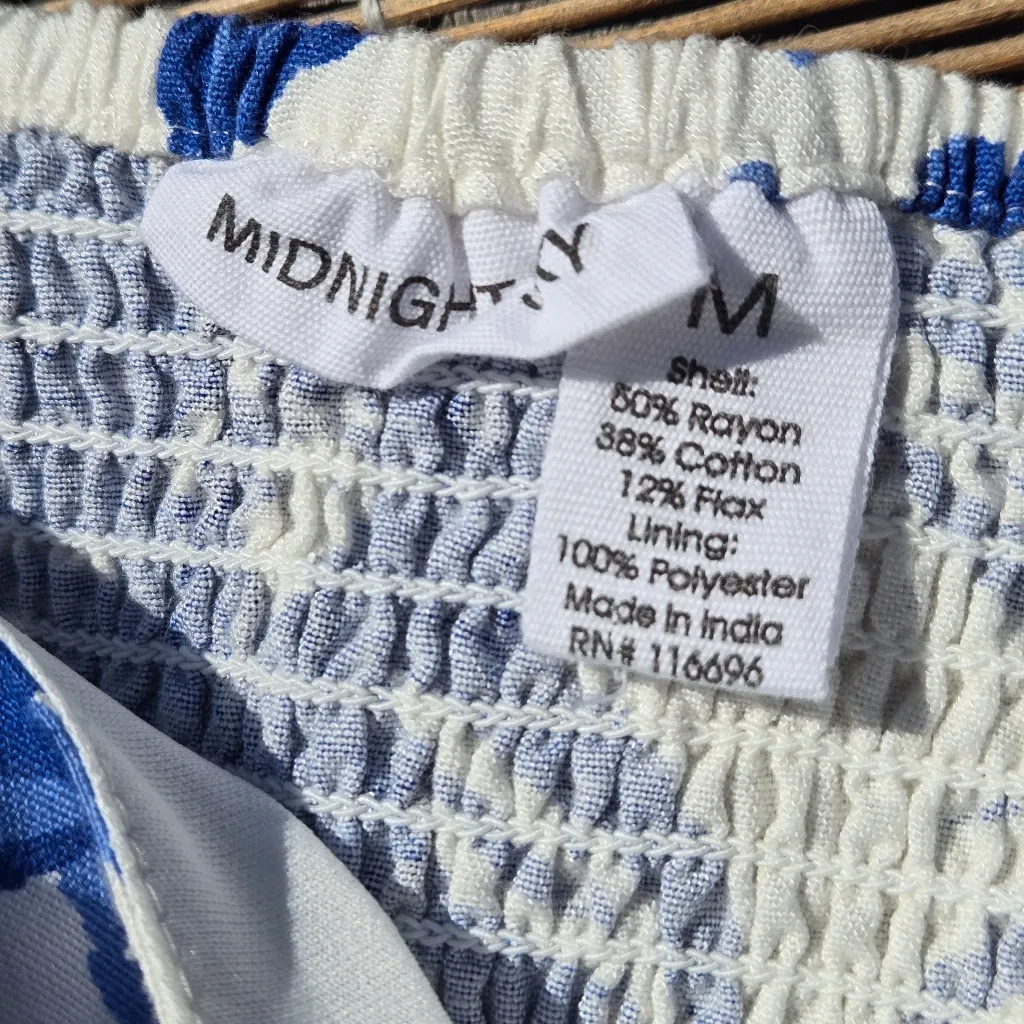 Floral Print Crop Top M - Image 5