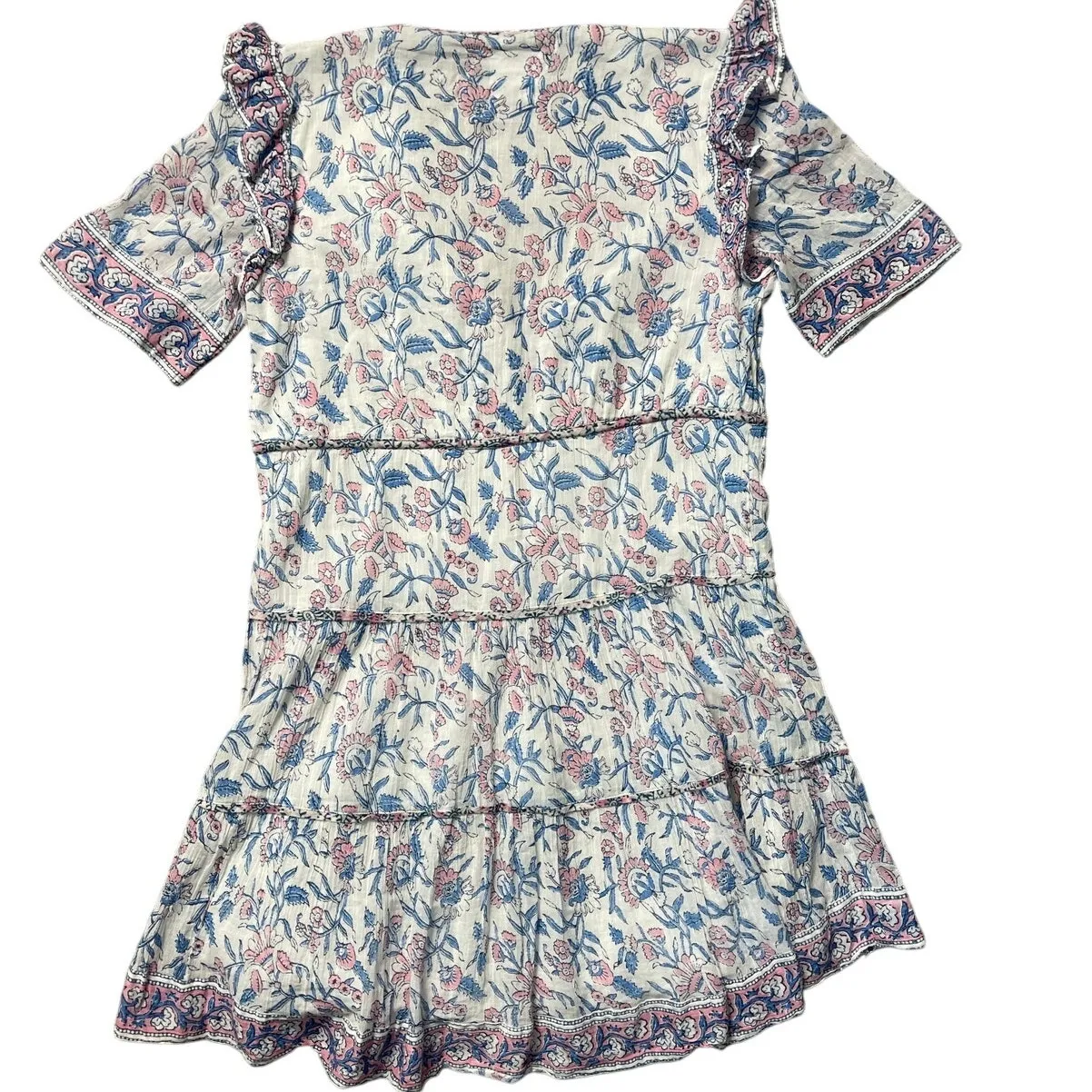 Saylor NYC Evelynne Ruffled Mini‎ Dress in Lotus Black Floral Size XS - Image 6