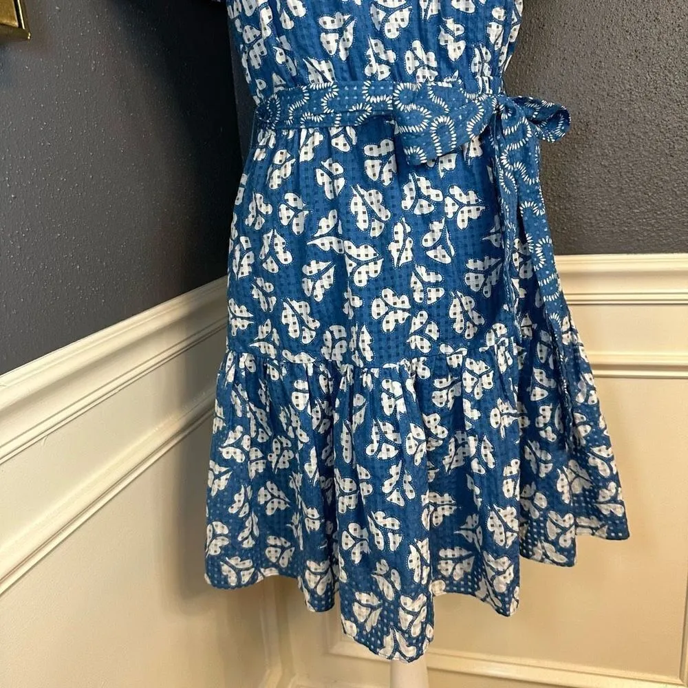 Rebecca Taylor Perla Petal Flutter Sleeve Flounce Hem Dress - Image 8