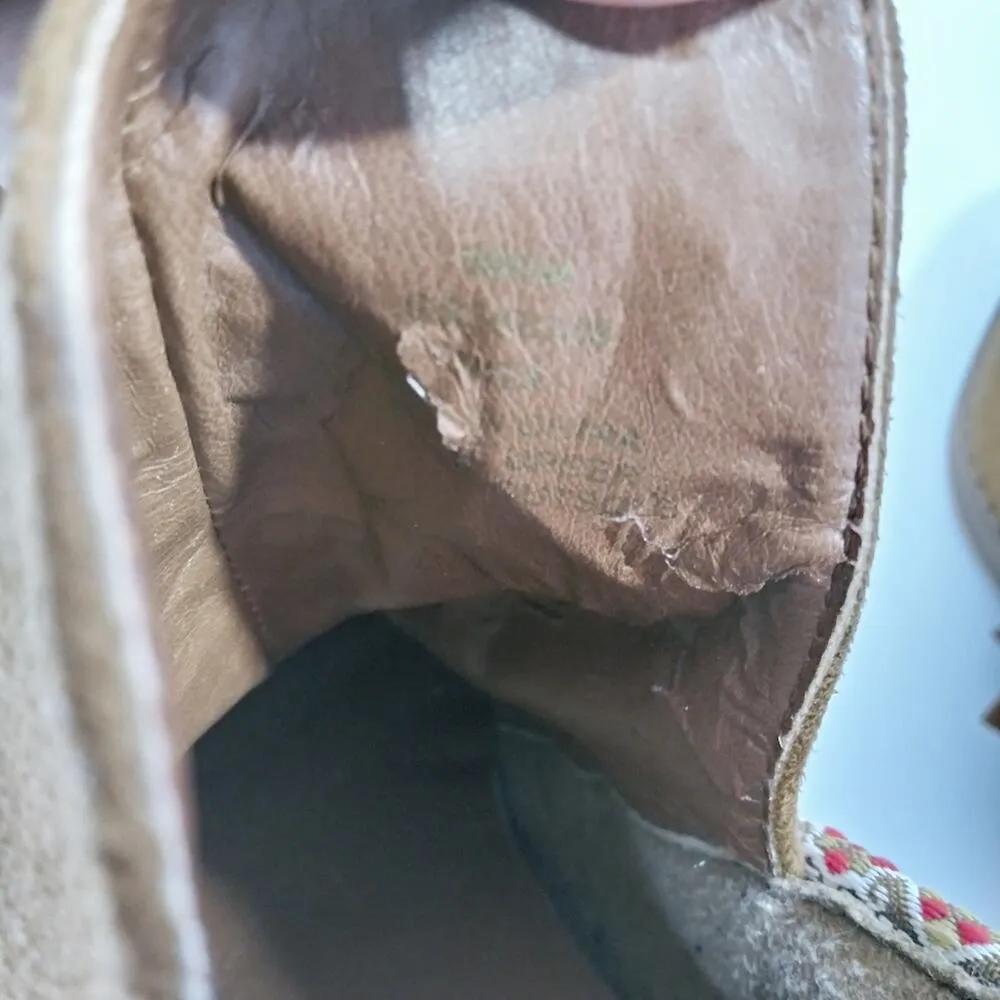 Mia Women's 'Nita' Faux Suede Fringe Boho Festival Boots Size 9 - Image 12