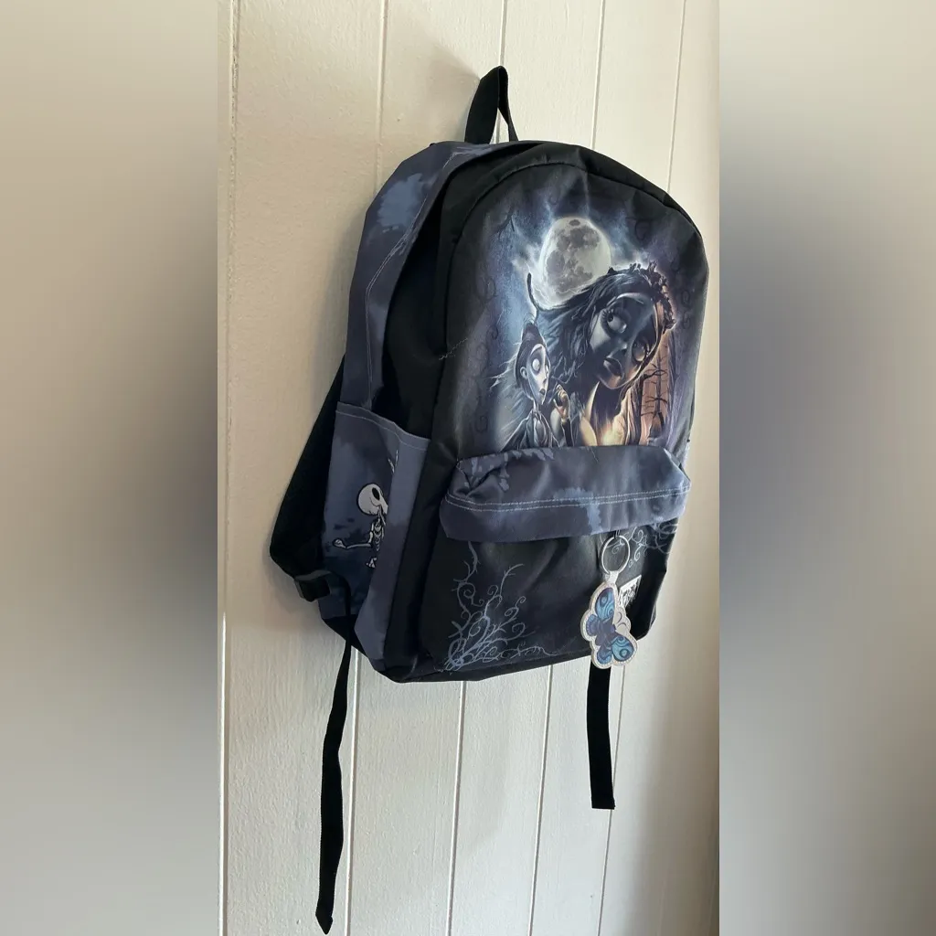 Rare Out Of Stock Bioworld Tim Burton’s The Corpse Bride Duo Moonlight Backpack Black - Image 3