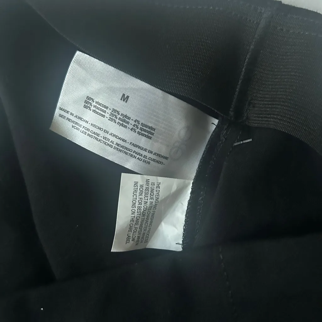 NWT SAM EDELMAN Women’s Joey Pants Pull on Flare Black Size Medium - Image 5