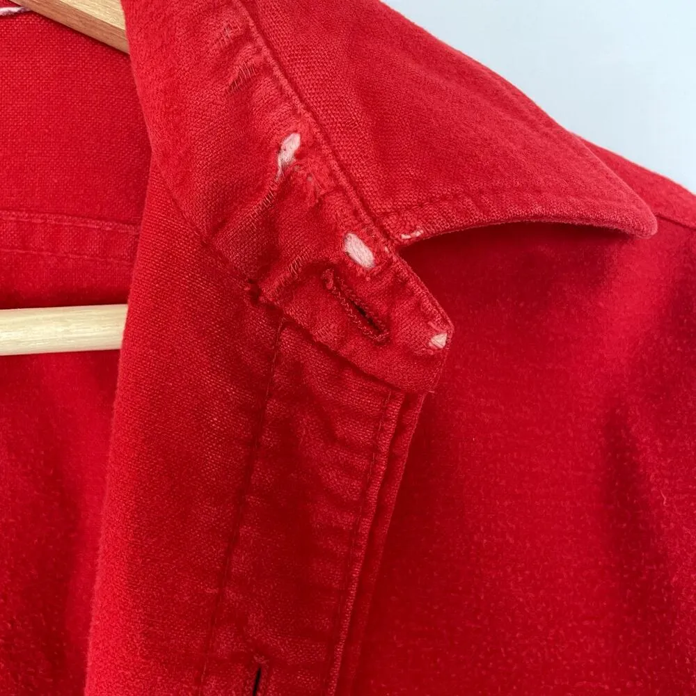 Woolrich  bright red jacket casual pockets women's size L (23 inch pit to pit) - Image 7