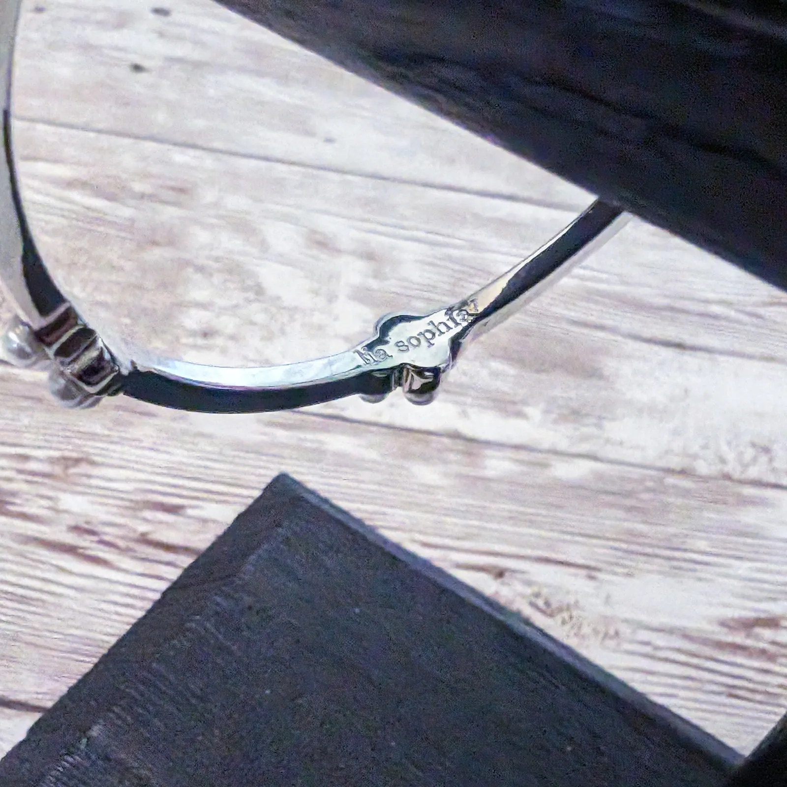 Lia Sophia Bracelet - Silver Tone & Faux Pearl - Image 6