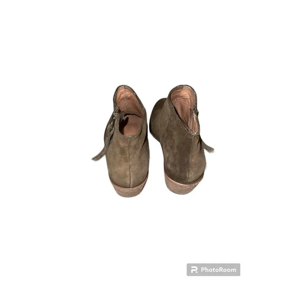 ✨Madewell Janice Ankle Boots Olive Suede Shoes✨ - Image 8