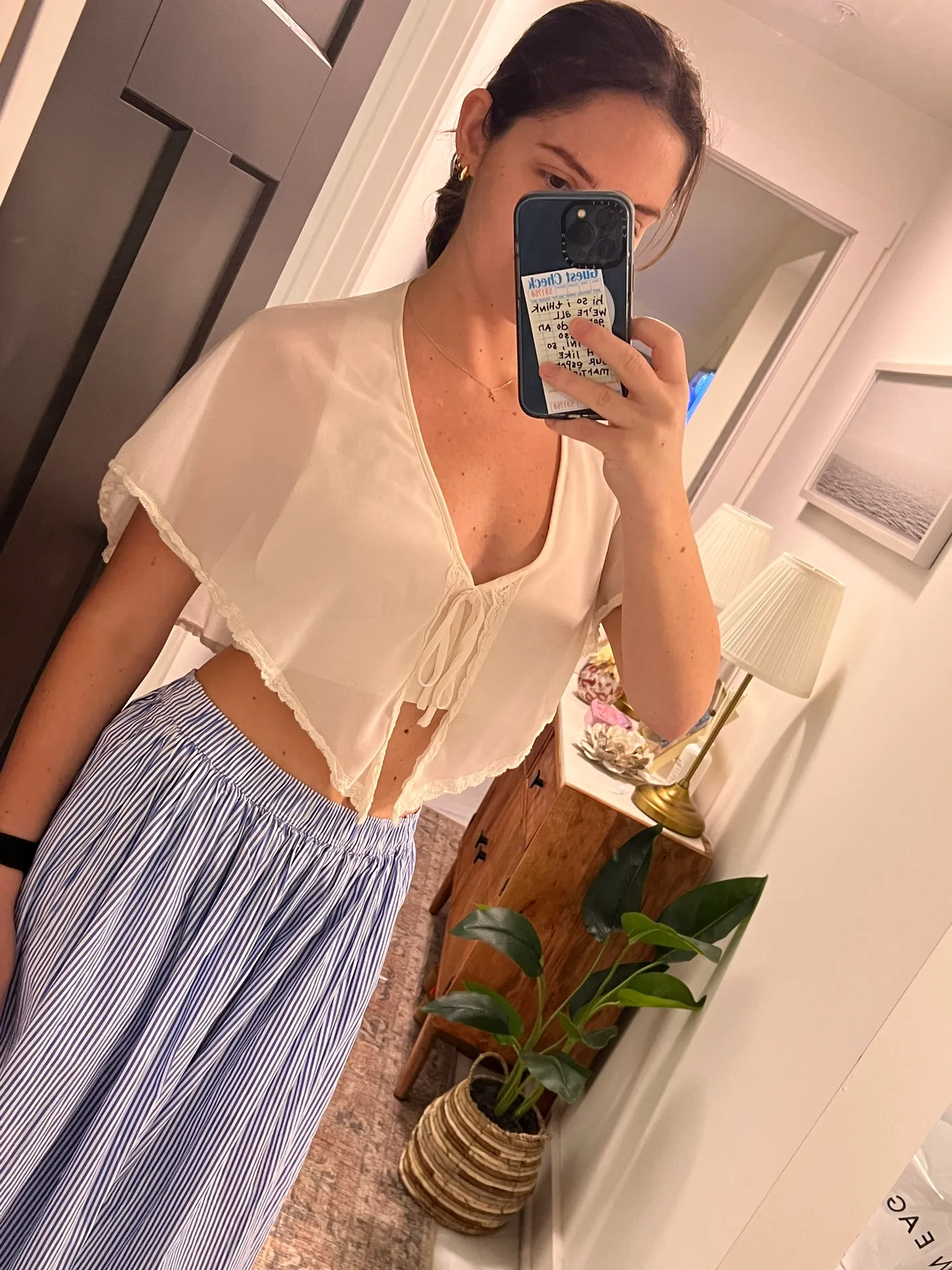 Sheer White Top - Image 2