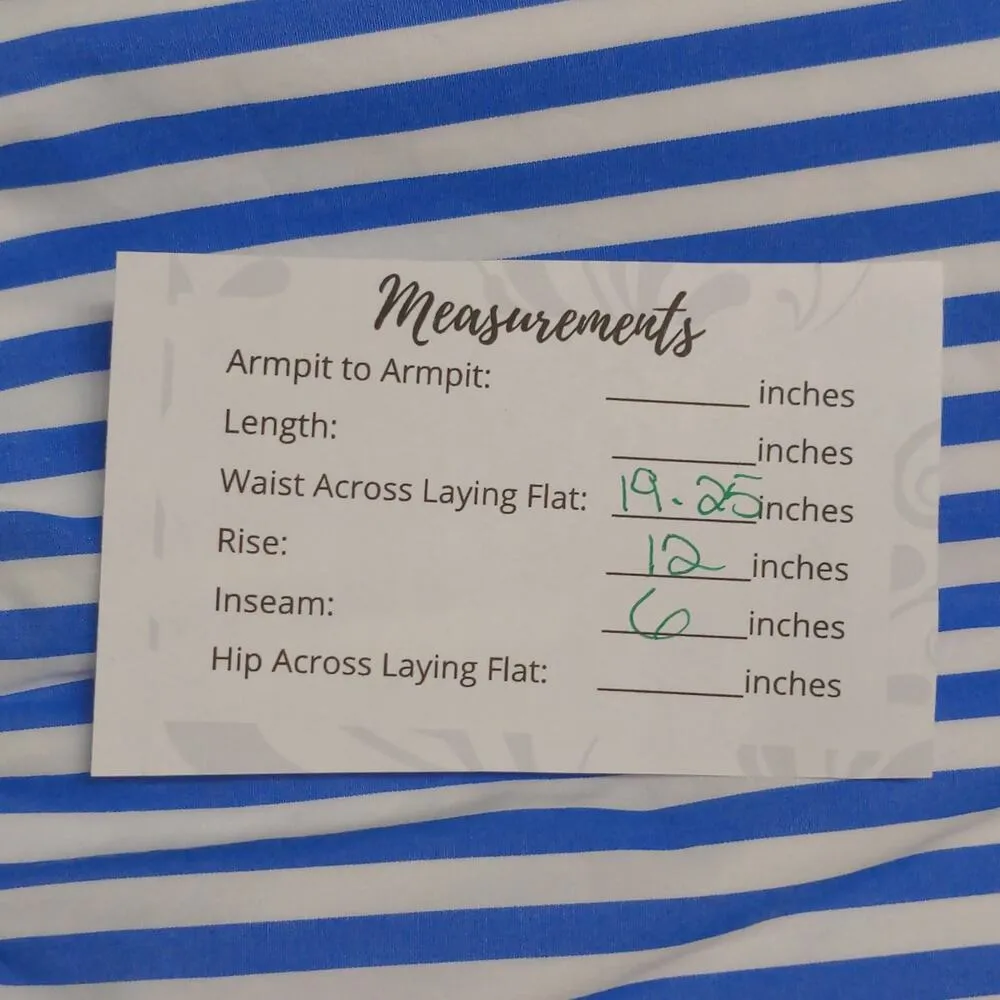 Hill House The Leo Short Striped Blueberry Stripe Pockets Drawstring XL New - Image 8