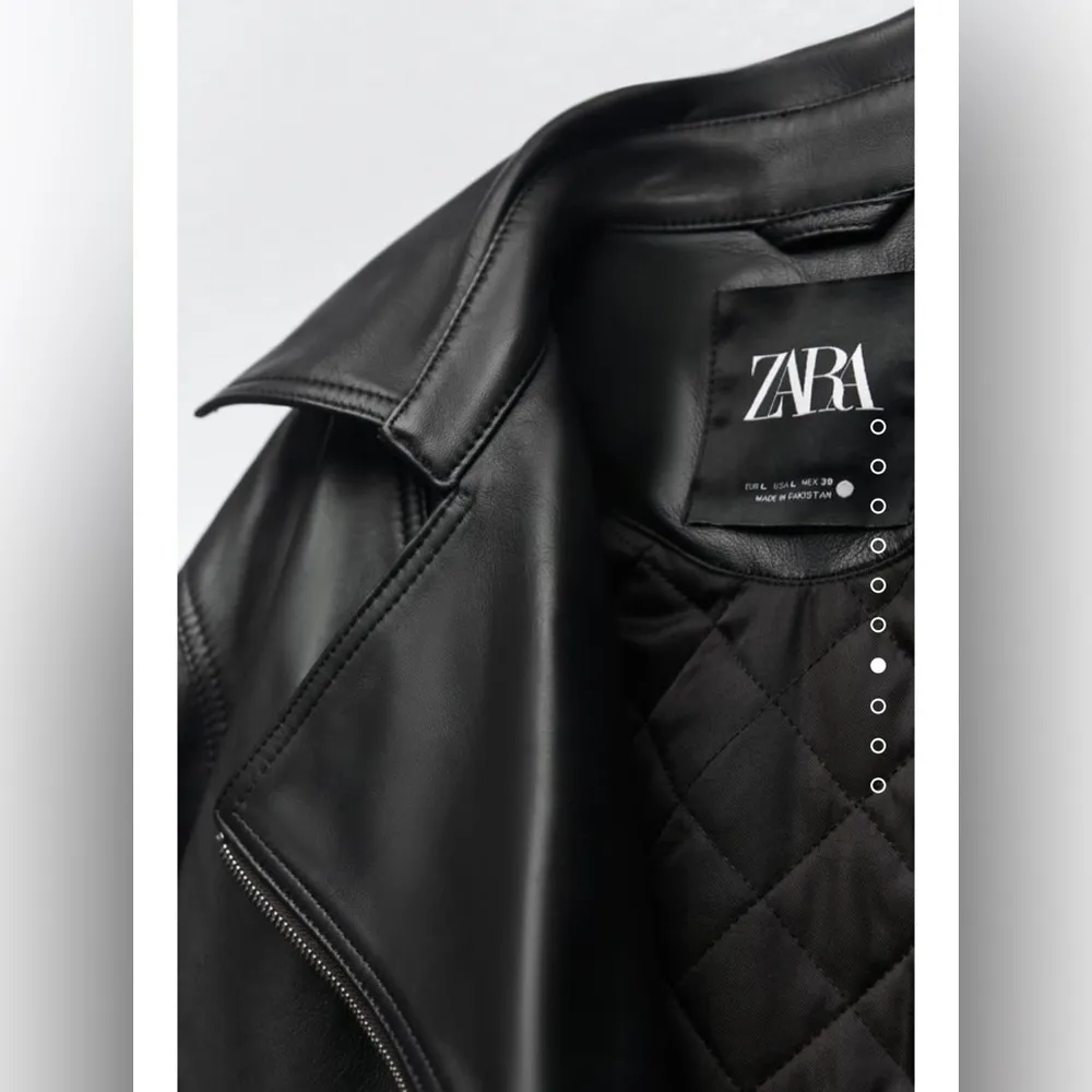 Zara cropped genuine leather jacket LIMITED EDITION - Image 5
