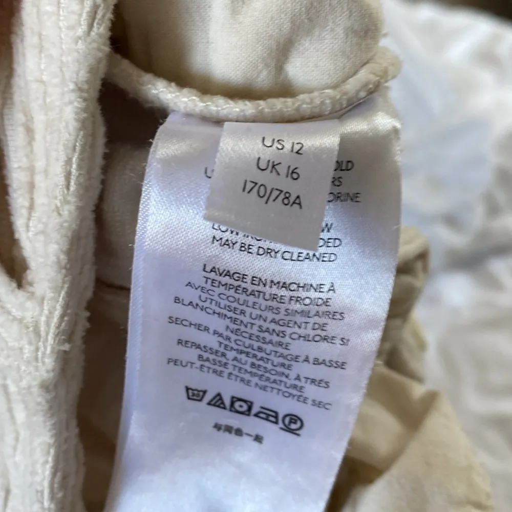 Free People Cream Corduroy Pants | Size 12 - Image 6